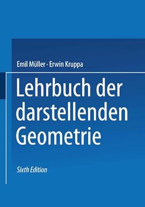 Bild des Verkufers fr Lehrbuch der darstellenden Geometrie zum Verkauf von AHA-BUCH GmbH