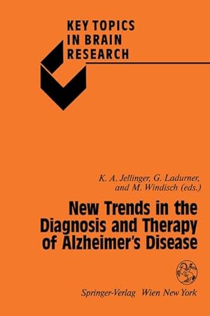 Imagen del vendedor de New Trends in the Diagnosis and Therapy of Alzheimers Disease a la venta por AHA-BUCH GmbH