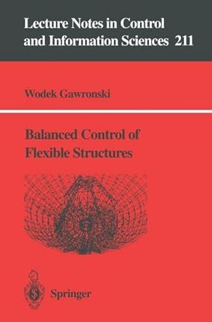 Immagine del venditore per Balanced Control of Flexible Structures venduto da AHA-BUCH GmbH