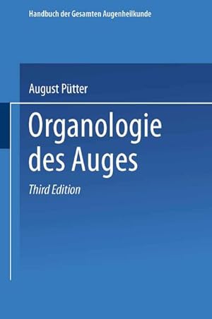 Bild des Verkufers fr Organologie des Auges zum Verkauf von AHA-BUCH GmbH