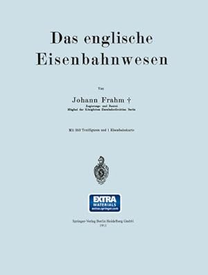 Bild des Verkufers fr Das englische Eisenbahnwesen zum Verkauf von AHA-BUCH GmbH