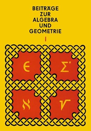 Bild des Verkufers fr Beitrge zur Algebra und Geometrie 1 zum Verkauf von AHA-BUCH GmbH