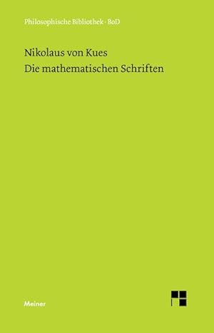 Imagen del vendedor de Schriften in deutscher bersetzung / Die mathematischen Schriften a la venta por AHA-BUCH GmbH