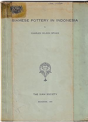 Image du vendeur pour SIAMESE POTTERY IN INDONESIA mis en vente par Waugh Books