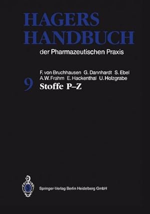 Bild des Verkufers fr Hagers Handbuch der Pharmazeutischen Praxis zum Verkauf von AHA-BUCH GmbH