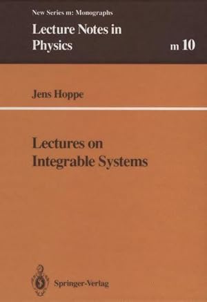 Bild des Verkufers fr Lectures on Integrable Systems zum Verkauf von AHA-BUCH GmbH