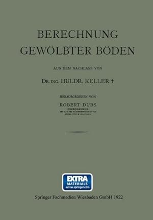 Bild des Verk�ufers f�r Berechnung Gew�lbter B�den zum Verkauf von AHA-BUCH GmbH
