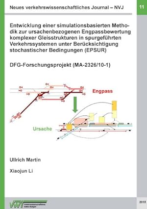 Bild des Verkufers fr Neues verkehrswissenschaftliches Journal - Ausgabe 11 : Entwicklung einer simulationsbasierten Methodik zur ursachenbezogenen Engpassbewertung komplexer Gleisstrukturen in spurgefhrten Verkehrssystemen unter Bercksichtigung stochastischer Bedingungen zum Verkauf von AHA-BUCH GmbH