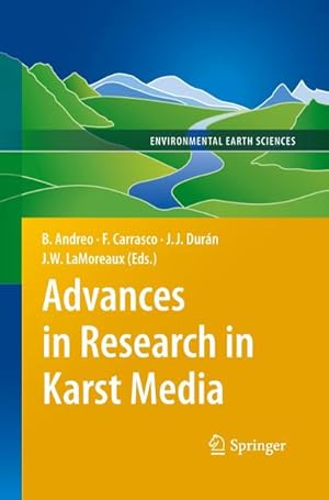 Seller image for Advances in Research in Karst Media for sale by AHA-BUCH GmbH