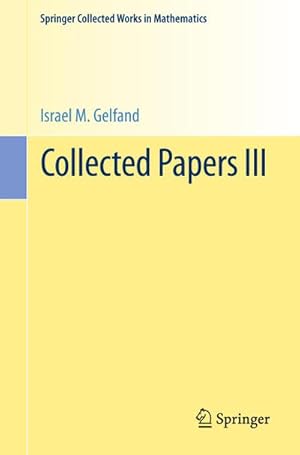 Seller image for Collected Papers III for sale by AHA-BUCH GmbH