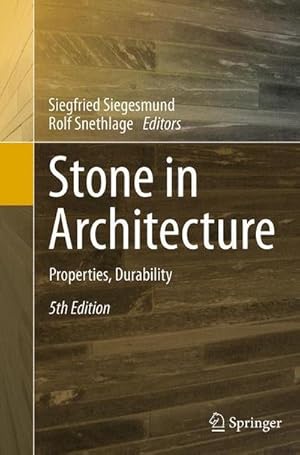 Image du vendeur pour Stone in Architecture : Properties, Durability mis en vente par AHA-BUCH GmbH