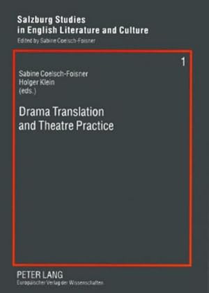 Bild des Verkufers fr Drama Translation and Theatre Practice zum Verkauf von AHA-BUCH GmbH