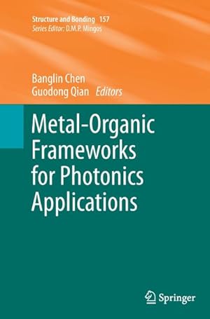 Imagen del vendedor de Metal-Organic Frameworks for Photonics Applications a la venta por AHA-BUCH GmbH
