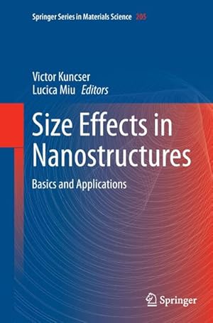 Immagine del venditore per Size Effects in Nanostructures : Basics and Applications venduto da AHA-BUCH GmbH