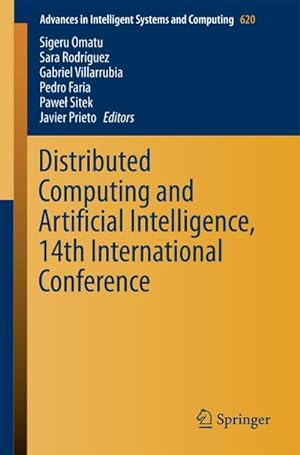Bild des Verkufers fr Distributed Computing and Artificial Intelligence, 14th International Conference zum Verkauf von AHA-BUCH GmbH