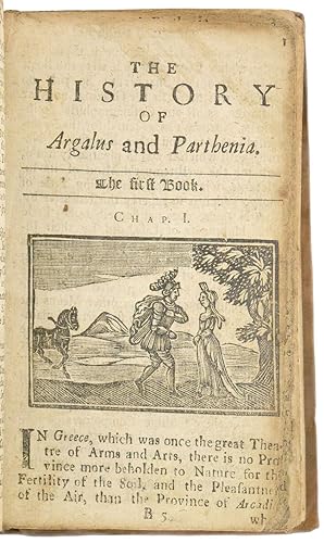 The Unfortunate Lovers. The History of Argalus and Parthenia. In Four Books. Adorn'd with Cuts.