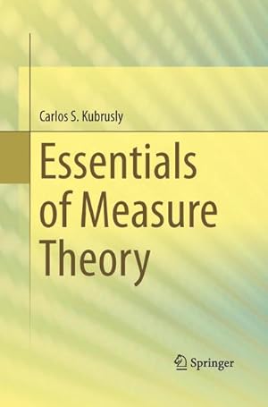 Bild des Verkufers fr Essentials of Measure Theory zum Verkauf von AHA-BUCH GmbH