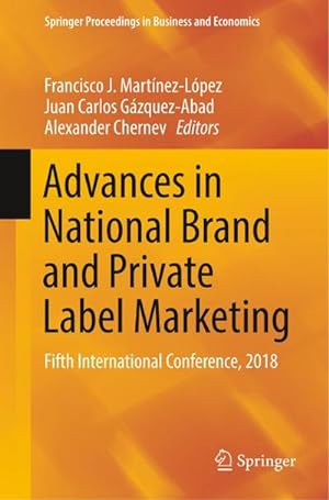 Bild des Verkufers fr Advances in National Brand and Private Label Marketing : Fifth International Conference, 2018 zum Verkauf von AHA-BUCH GmbH