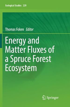 Bild des Verkufers fr Energy and Matter Fluxes of a Spruce Forest Ecosystem zum Verkauf von AHA-BUCH GmbH