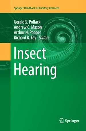 Bild des Verkufers fr Insect Hearing zum Verkauf von AHA-BUCH GmbH