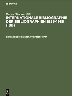 Bild des Verkufers fr Philologie, Literaturwissenschaft zum Verkauf von AHA-BUCH GmbH