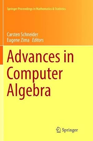 Bild des Verkufers fr Advances in Computer Algebra : In Honour of Sergei Abramov's' 70th Birthday, WWCA 2016, Waterloo, Ontario, Canada zum Verkauf von AHA-BUCH GmbH