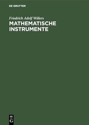 Bild des Verkufers fr Mathematische Instrumente zum Verkauf von AHA-BUCH GmbH