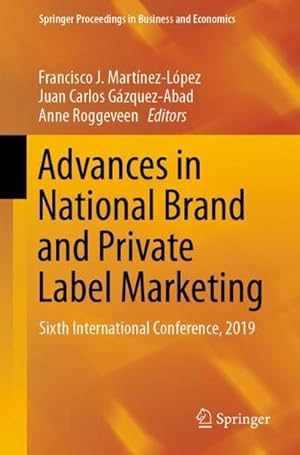 Bild des Verkufers fr Advances in National Brand and Private Label Marketing : Sixth International Conference, 2019 zum Verkauf von AHA-BUCH GmbH