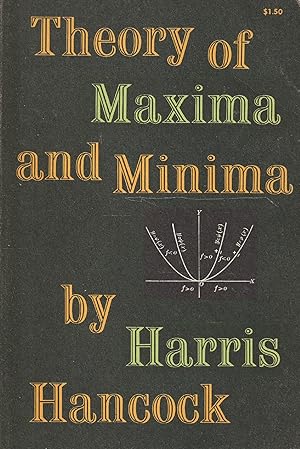 Seller image for Theory of Maxima and Minima for sale by Messinissa libri