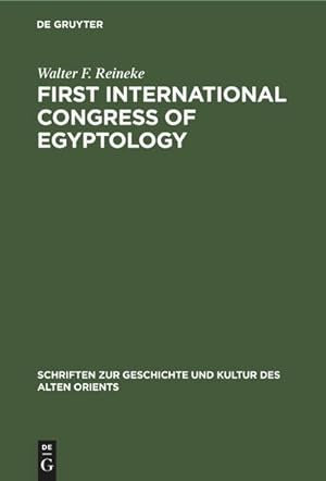 Bild des Verkufers fr First International Congress of Egyptology : Cairo, October 210, 1976. Acts zum Verkauf von AHA-BUCH GmbH