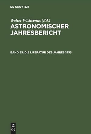 Bild des Verkufers fr Die Literatur des Jahres 1955 zum Verkauf von AHA-BUCH GmbH