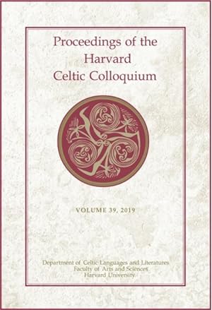 Seller image for Proceedings of the Harvard Celtic Colloquium 2019 for sale by GreatBookPrices