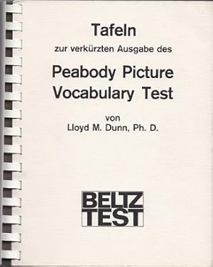 Tafeln zur verkürzten Ausgabe des Peabody Picture Vocabulary Test