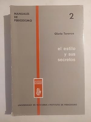 Imagen del vendedor de EL ESTILO Y SUS SECRETOS a la venta por LIBRERIA CLIO