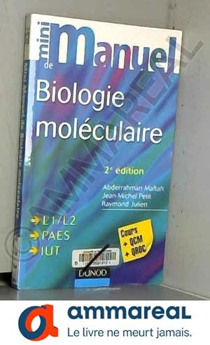 Bild des Verkufers fr Mini Manuel de Biologie molculaire - 2e dition - Cours + QCM + QROC zum Verkauf von Ammareal