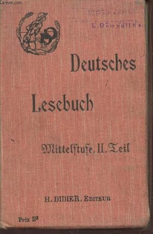 Seller image for Deutsches Lesebuch : Mittelftufe II Leil for sale by Le-Livre