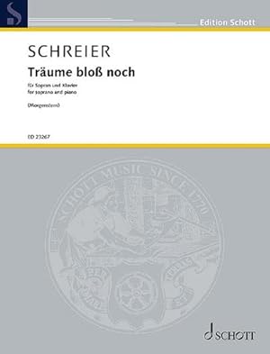 Seller image for Trume bloss noch : Four Lieder based on poems by Christian Morgenstern for sale by AHA-BUCH GmbH