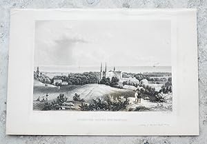 Stahlstich-Ansicht von Winkles nach Peters. Kloster Oliva bei Danzig.