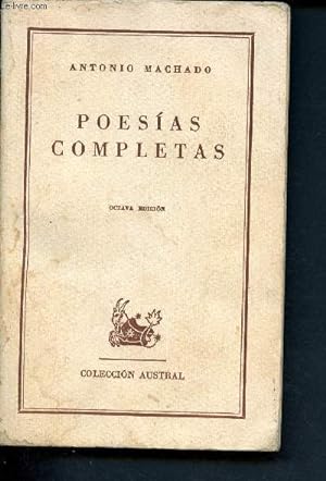 Imagen del vendedor de Poesias completas - coleccion austral N°149 - octava edicion a la venta por Le-Livre