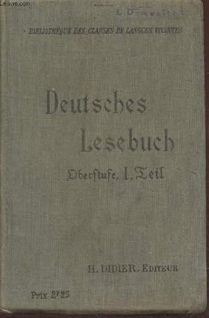 Seller image for Deutsches Lesebuch Oberftufe I: Leil for sale by Le-Livre