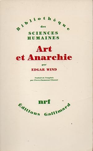 Seller image for Art et Anarchie for sale by San Francisco Book Company