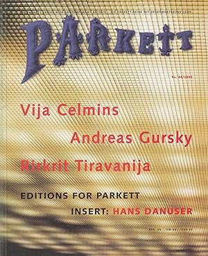 Imagen del vendedor de Parkett Vol. 44/ 1995. Vija Celmins/ Andreas Gursky/ Rirkrit Tiravanija. Insert: Hans Danuser a la venta por Stefan Schuelke Fine Books