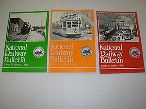 National Railway Bulletin, Volume 56, Numbers 1, 3 (Activities Annual) and 6, 1991 [Lot of 3]