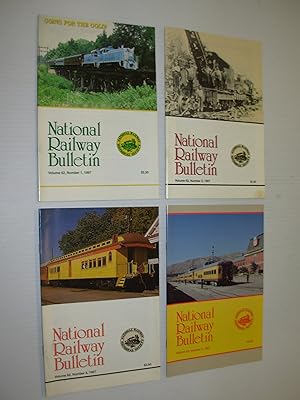 National Railway Bulletin, Volume 62 Numbers 1, 2, 4 and 6, 1997 [Lot of 4]