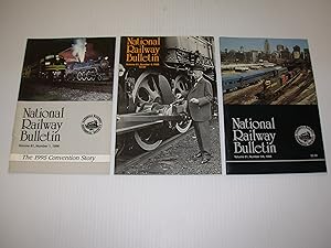National Railway Bulletin, Volume 61 Numbers 1, 4 and 5/6, 1996 [Lot of 3]
