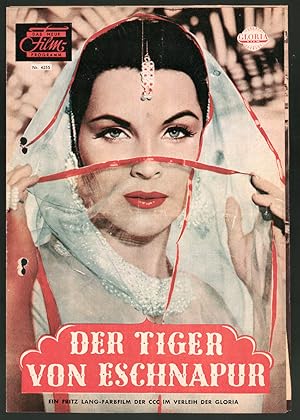 Bild des Verkufers fr Filmprogramm DNF Nr. 4255, Der Tiger von Eschnapur, Debra Paget, Claus Holm, Guido Celano, Regie Fritz Lang zum Verkauf von Bartko-Reher