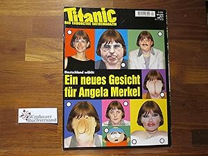 Titanic. Das endgültige Satiremagazin April 2000 Ein neues Gesicht für Angela Merkel