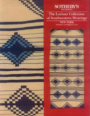 The Lorimer Collection of Southwestern Weavings