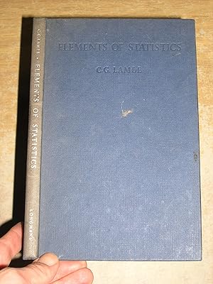 Imagen del vendedor de Elements Of Statistics a la venta por Neo Books