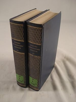 Bild des Verkufers fr Kleines literarisches Lexikon. Bd. II, Teil 1 u. 2. zum Verkauf von Antiquariat Bookfarm